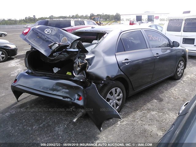 JTDBL40E89J025206 - 2009 TOYOTA COROLLA LE/XLE GRAY photo 4