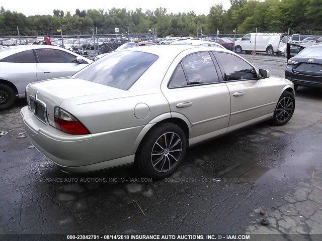 1LNHM87AX4Y637632 - 2004 LINCOLN LS თაფლისფერი ფოტო 4
