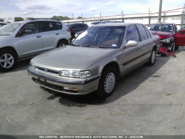 1HGCB765XMA073025 - 1991 HONDA ACCORD LX/EX TAN photo 2