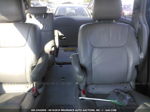 5TDZK22CX9S248240 - 2009 TOYOTA SIENNA XLE/XLE LIMITED WHITE photo 8