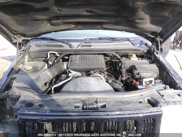 1J8HG48N56C312451 - 2006 JEEP COMMANDER BLACK photo 10