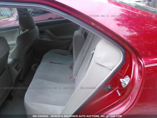 4T1BF3EK7AU575608 - 2010 TOYOTA CAMRY SE/LE/XLE წითელი ფოტო 8