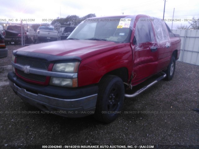 3GNEC13T83G311885 - 2003 CHEVROLET AVALANCHE C1500 RED photo 2