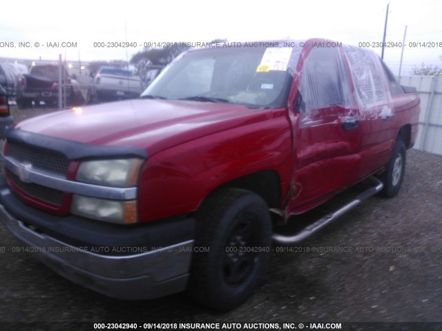 3GNEC13T83G311885 - 2003 CHEVROLET AVALANCHE C1500 RED photo 6