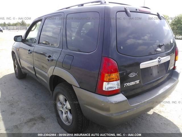 4F2CZ06143KM32778 - 2003 MAZDA TRIBUTE ES BLACK photo 3