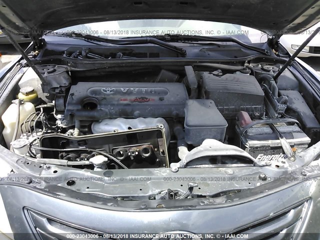 4T1BE46K27U017438 - 2007 TOYOTA CAMRY NEW GENERAT CE/LE/XLE/SE GRAY photo 10