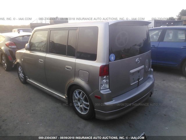 JTLKT334440136769 - 2004 TOYOTA SCION XB ნაცრისფერი ფოტო 3