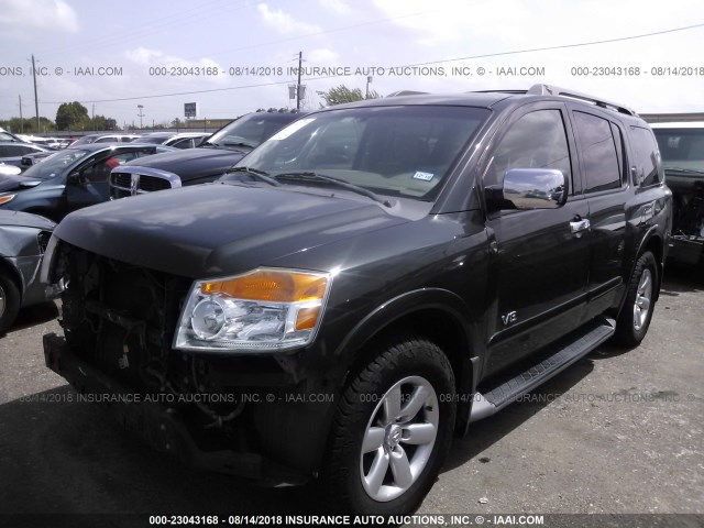 5N1BA08D28N612868 - 2008 NISSAN ARMADA SE/LE Yaşıl foto 2