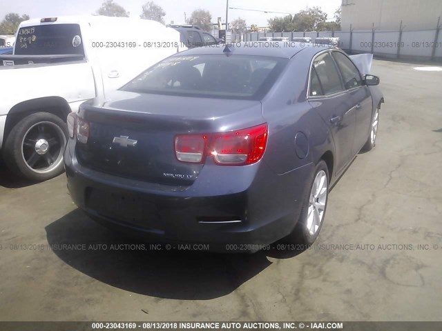 1G11E5SA9DF233413 - 2013 CHEVROLET MALIBU 2LT BLUE photo 4