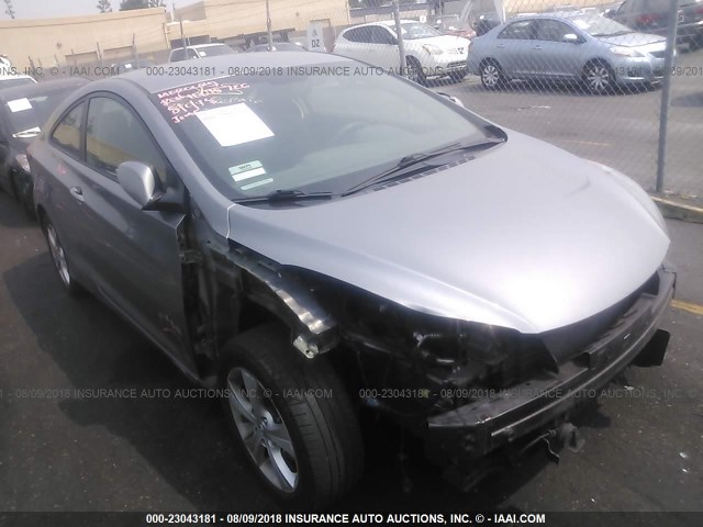 KMHDH6AE5DU014347 - 2013 HYUNDAI ELANTRA COUPE GS/SE GRAY photo 1