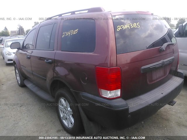 1A8HW58N38F105096 - 2008 CHRYSLER ASPEN LIMITED BURGUNDY photo 3