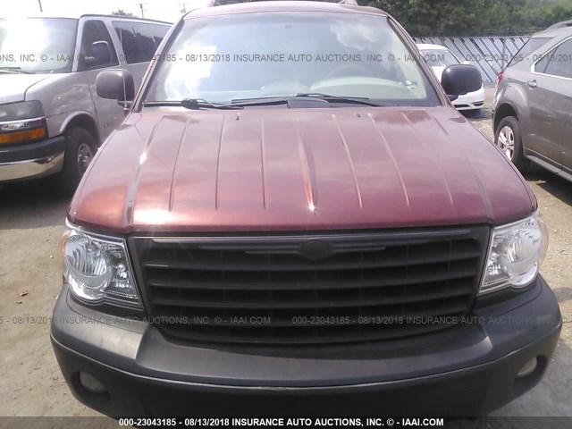 1A8HW58N38F105096 - 2008 CHRYSLER ASPEN LIMITED BURGUNDY photo 6