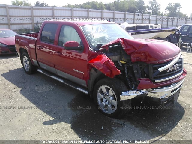 3GTP2WE30BG275249 - 2011 GMC SIERRA K1500 SLT RED photo 1