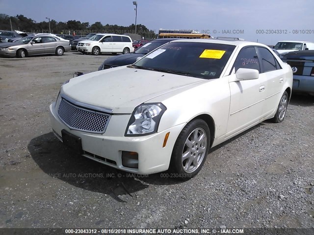 1G6DM57N930174791 - 2003 CADILLAC CTS WHITE photo 2