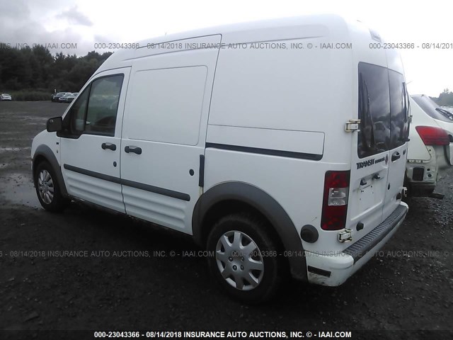 NM0LS7DNXAT016113 - 2010 FORD TRANSIT CONNECT XLT WHITE photo 3