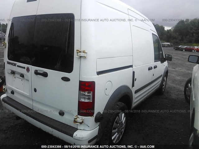 NM0LS7DNXAT016113 - 2010 FORD TRANSIT CONNECT XLT WHITE photo 4