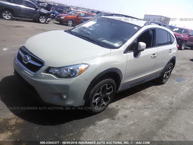 JF2GPACC5E8302688 - 2014 SUBARU XV CROSSTREK 2.0 PREMIUM BEIGE photo 2