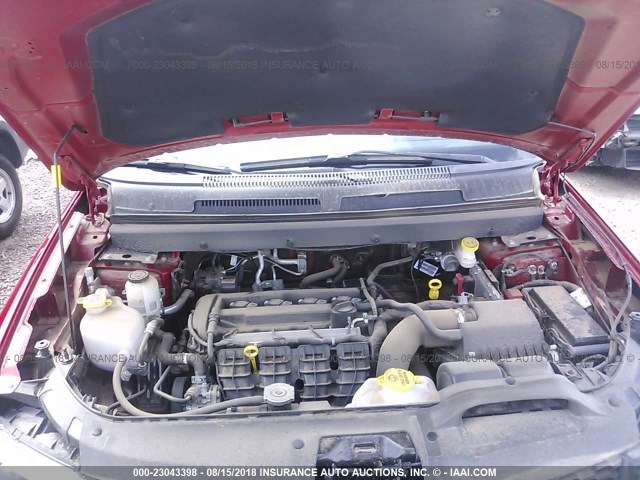 3C4PDCGB4JT260661 - 2018 DODGE JOURNEY CROSSROAD წითელი ფოტო 10