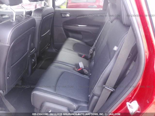 3C4PDCGB4JT260661 - 2018 DODGE JOURNEY CROSSROAD წითელი ფოტო 8