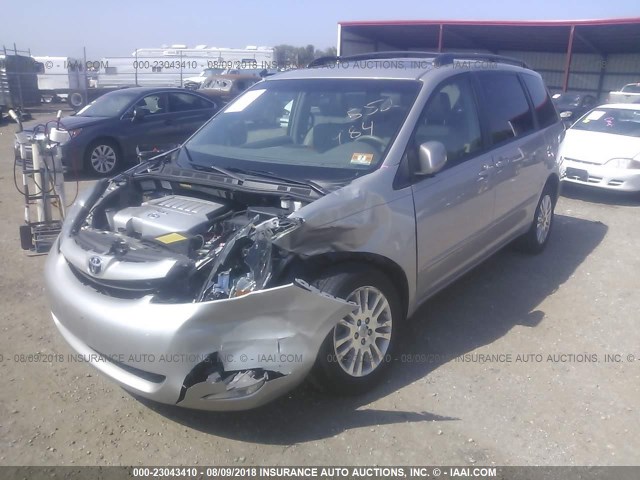 5TDBK22CX7S001380 - 2007 TOYOTA SIENNA XLE/XLE LIMITED SILVER photo 2