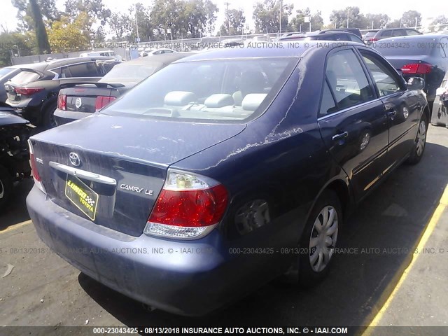 4T1BE32K66U133837 - 2006 TOYOTA CAMRY LE/XLE/SE Mavi foto 4