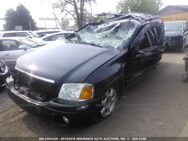 1GKET16S956140410 - 2005 GMC ENVOY XL BLACK photo 2