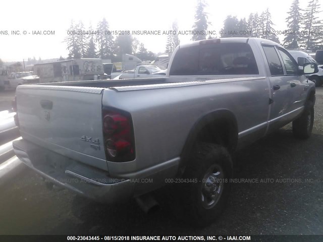 3D7KS28A48G235901 - 2008 DODGE RAM 2500 ST/SLT SILVER photo 4