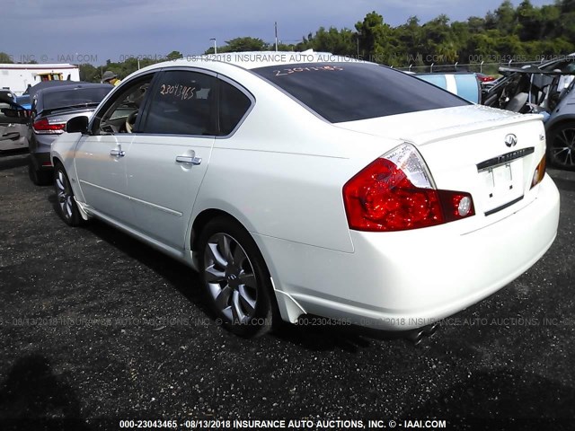 JNKAY01E17M309050 - 2007 INFINITI M35 SPORT WHITE photo 3