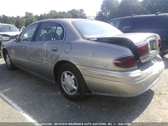 1G4HR54K1YU159188 - 2000 BUICK LESABRE LIMITED BROWN photo 3