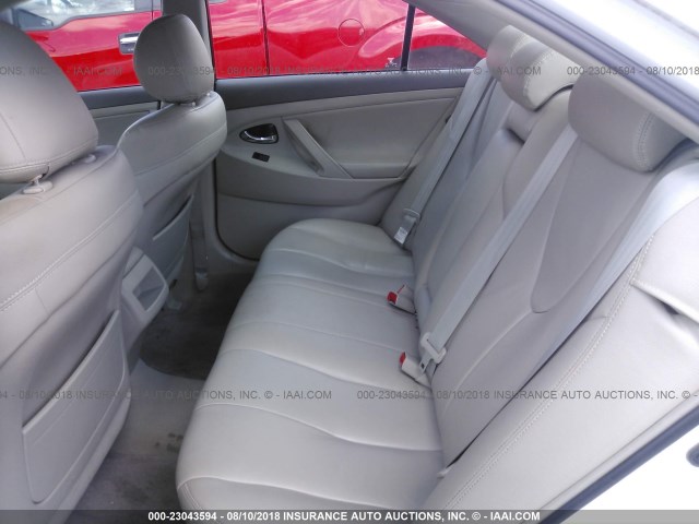 4T4BE46K59R086293 - 2009 TOYOTA CAMRY SE/LE/XLE WHITE photo 8