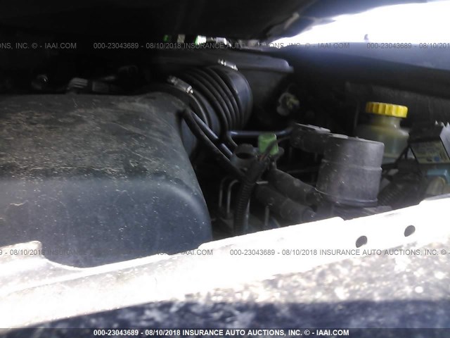 1J8GW68J64C141097 - 2004 JEEP GRAND CHEROKEE OVERLAND BLACK photo 10