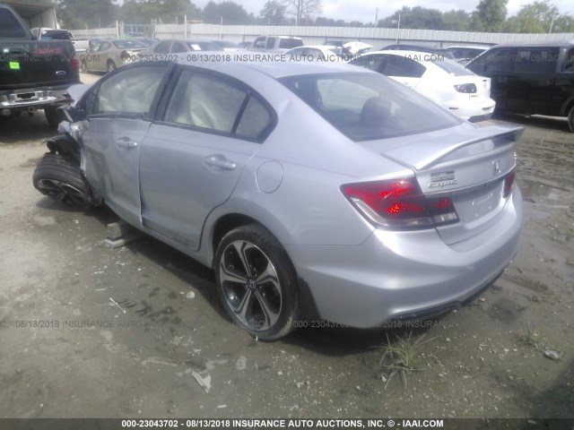 2HGFB6E59FH707809 - 2015 HONDA CIVIC SI SILVER photo 3