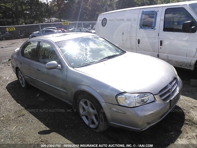 JN1CA31D1YT554125 - 2000 NISSAN MAXIMA GLE/GXE/SE GRAY photo 1