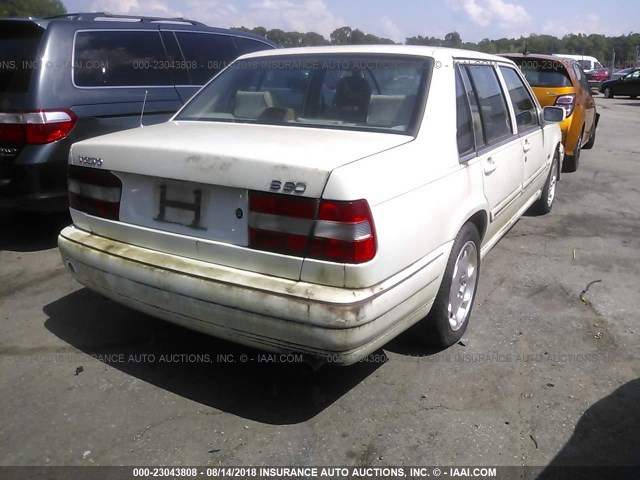 YV1KS9608W1140535 - 1998 VOLVO S90 Weiß Foto 4