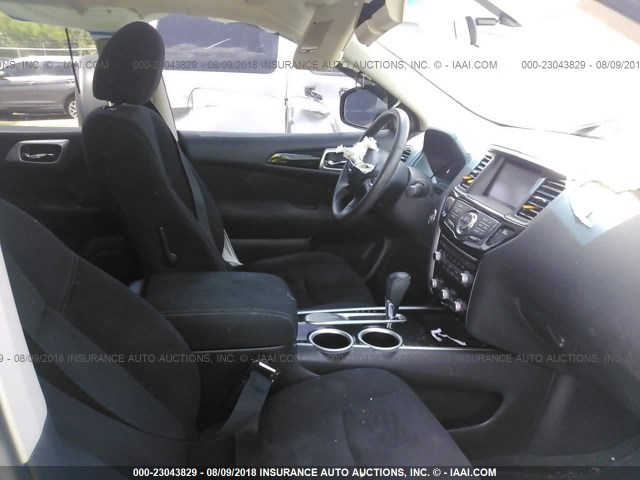 5N1AR2MN3EC709308 - 2014 NISSAN PATHFINDER S/SV/SL/PLATINUM BLUE photo 5