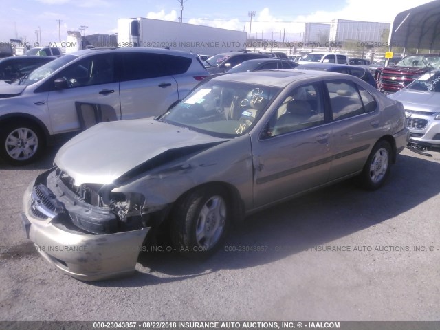 1N4DL01A3YC107284 - 2000 NISSAN ALTIMA XE/GXE/SE/GLE GOLD photo 2