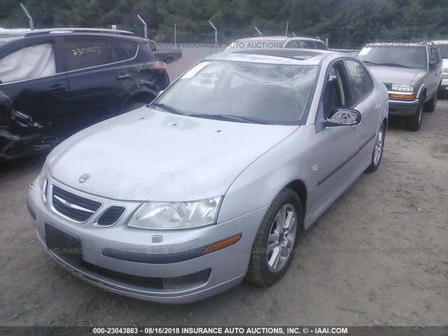 YS3FD49Y961001786 - 2006 SAAB 9-3 SILVER photo 2