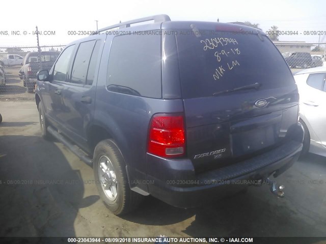 1FMZU63E34UB74614 - 2004 FORD EXPLORER XLT/XLT SPORT/NBX 蓝色 照片 3