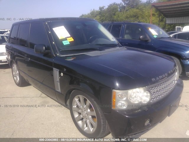 SALMF13468A276833 - 2008 LAND ROVER RANGE ROVER SUPERCHARGED BLACK photo 1