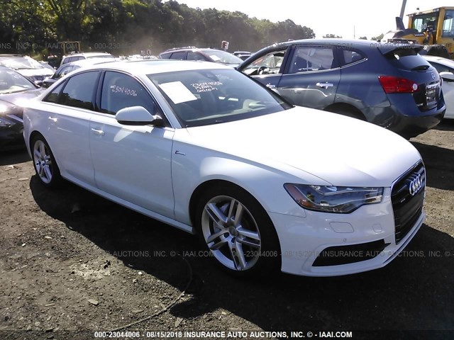 WAUHGAFC0FN046278 - 2015 AUDI A6 PRESTIGE თეთრი ფოტო 1