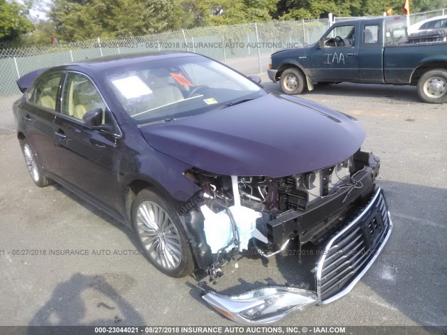 4T1BK1EB5JU273427 - 2018 TOYOTA AVALON XLE PLUS/PREMIUM/TOUR/LTD BURGUNDY photo 1