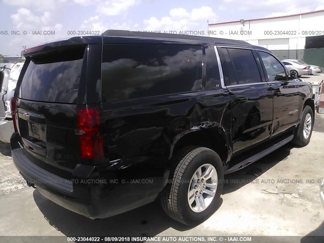 1GNSCHKC1JR166280 - 2018 CHEVROLET SUBURBAN C1500 LT BLACK photo 6