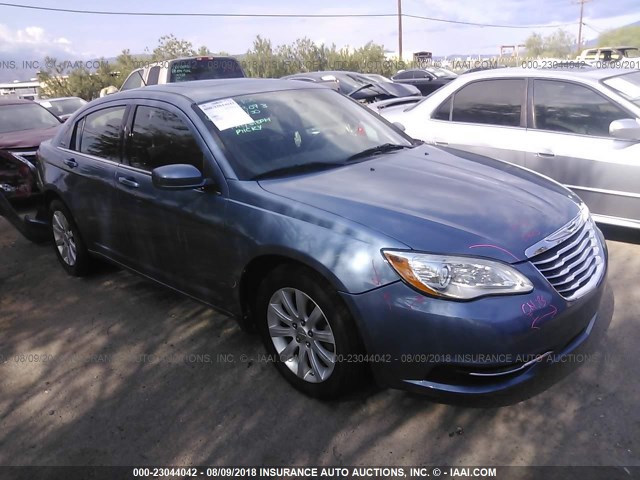 1C3BC1FB8BN607479 - 2011 CHRYSLER 200 TOURING BLUE photo 1