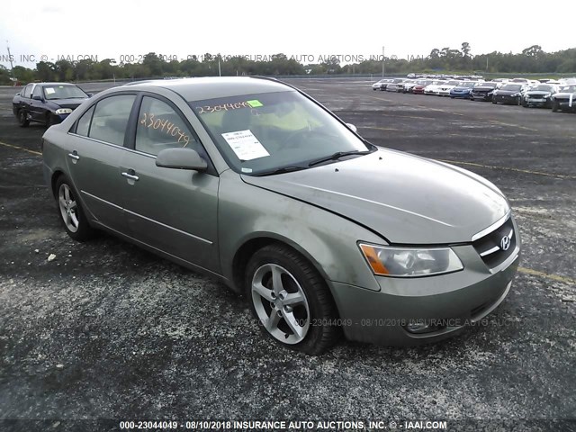 5NPEU46C58H379353 - 2008 HYUNDAI SONATA SE/LIMITED GREEN photo 1