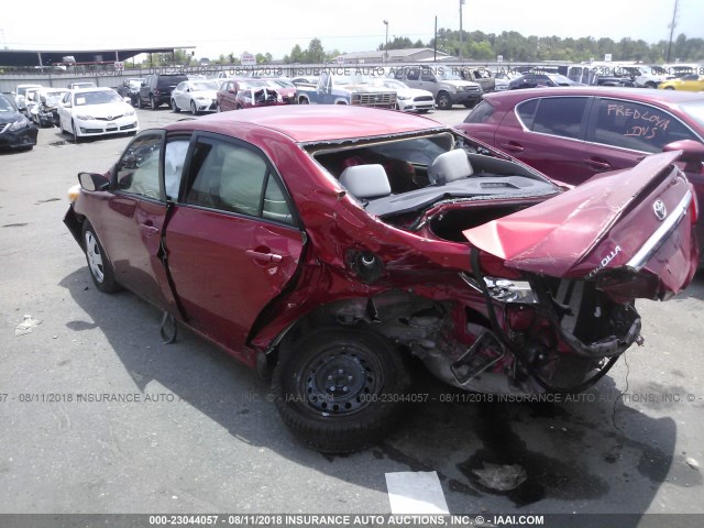 2T1BU4EE1BC544704 - 2011 TOYOTA COROLLA S/LE RED photo 3