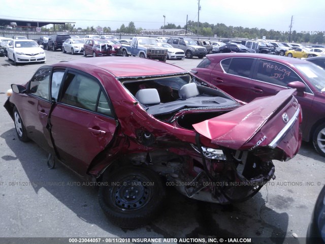 2T1BU4EE1BC544704 - 2011 TOYOTA COROLLA S/LE RED photo 6