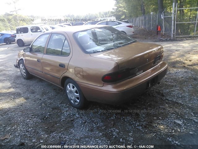 1Y1SK526XVZ424592 - 1997 GEO PRIZM LSI ORANGE photo 3