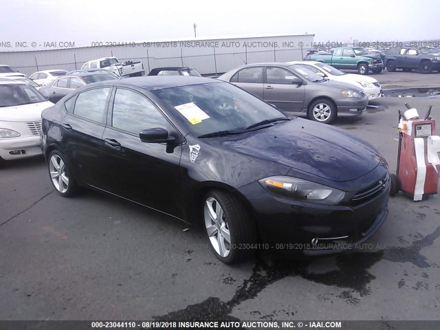 1C3CDFEBXFD194556 - 2015 DODGE DART GT BLACK photo 1