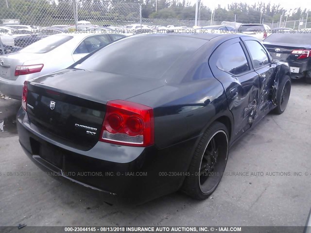 2B3CA3CV5AH154303 - 2010 DODGE CHARGER SXT BLACK photo 4