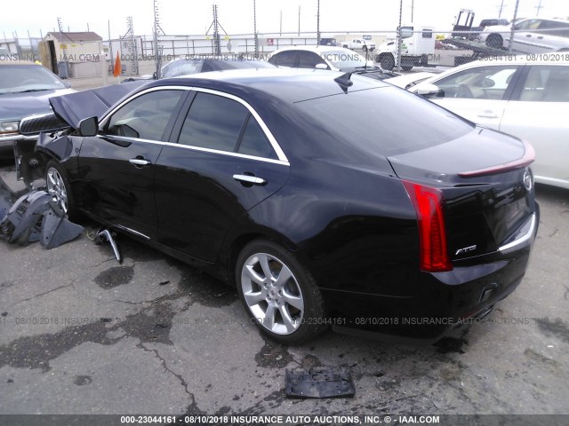 1G6AA5RX6D0137516 - 2013 CADILLAC ATS BLACK photo 3